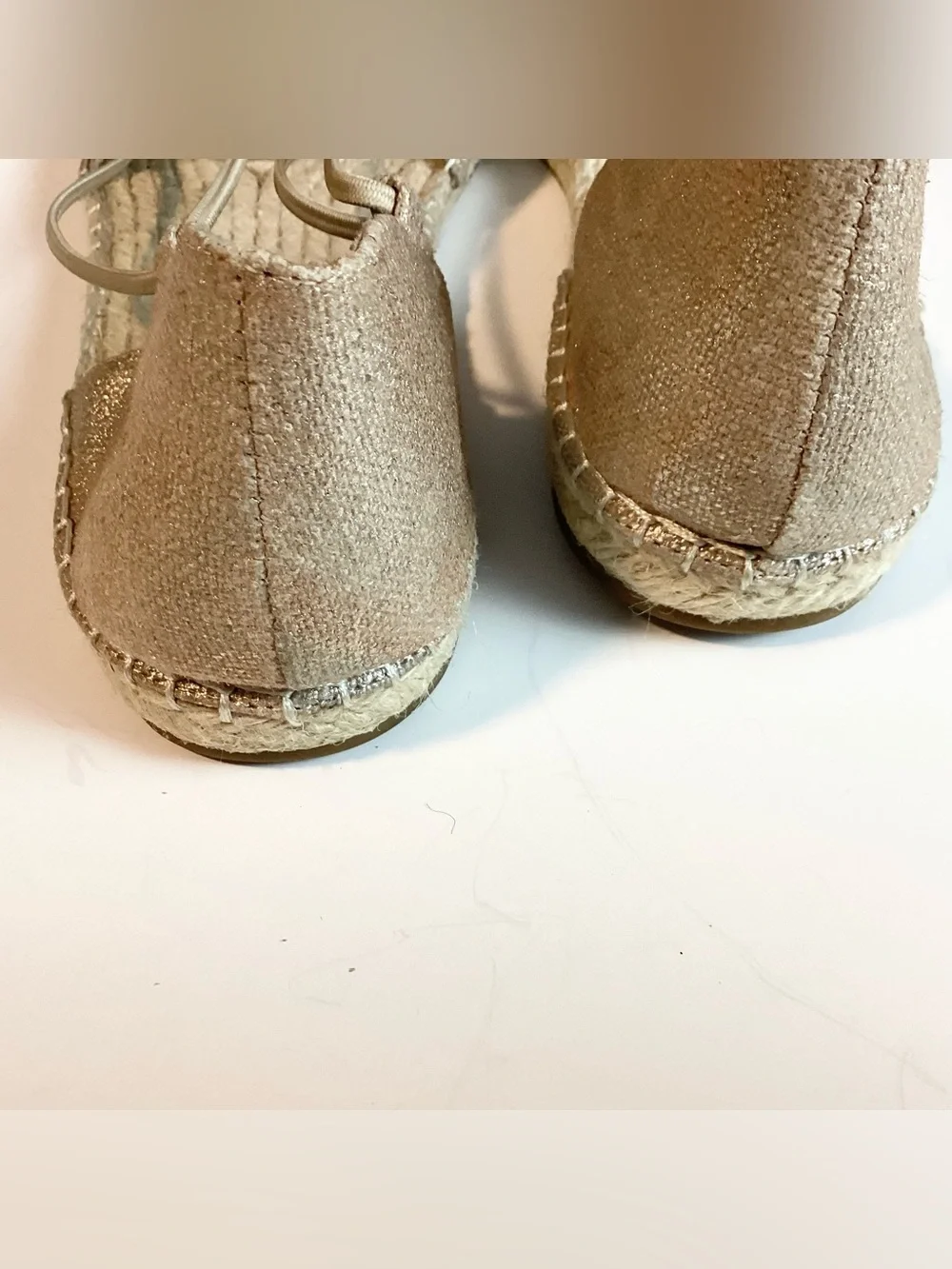 Eileen Fisher Metallic Lee 2 Espadrilles - Bronze/Tan - 9